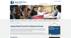 Desktop Screenshot of jakobmuthpreis.de